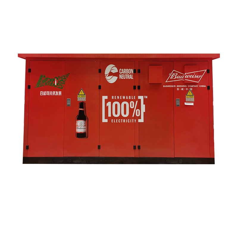 How does the intelligent monitoring system of a box-type substation implement fault warning function?